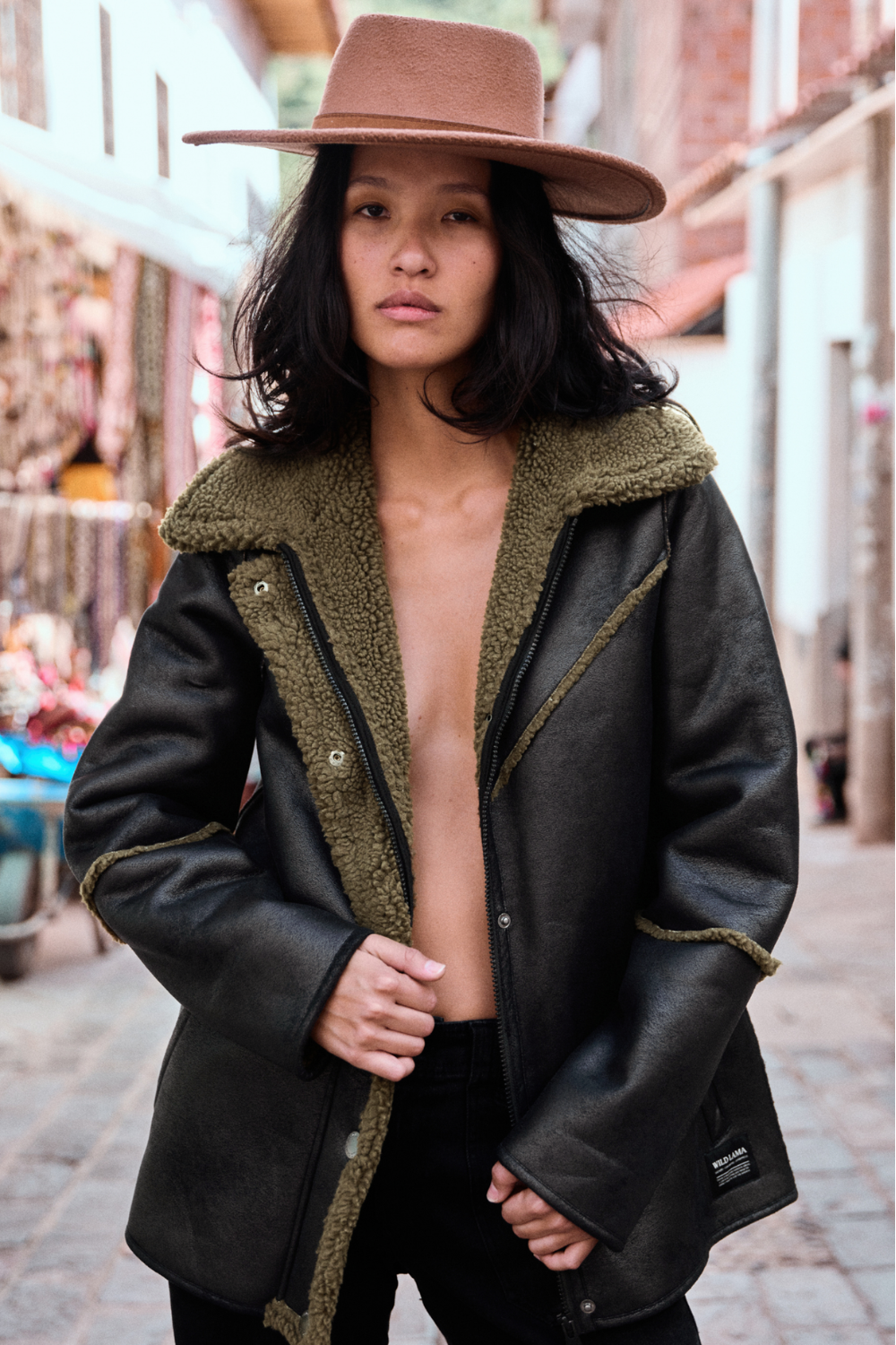 Chaqueta Nivara Reciclada Negro Mujer