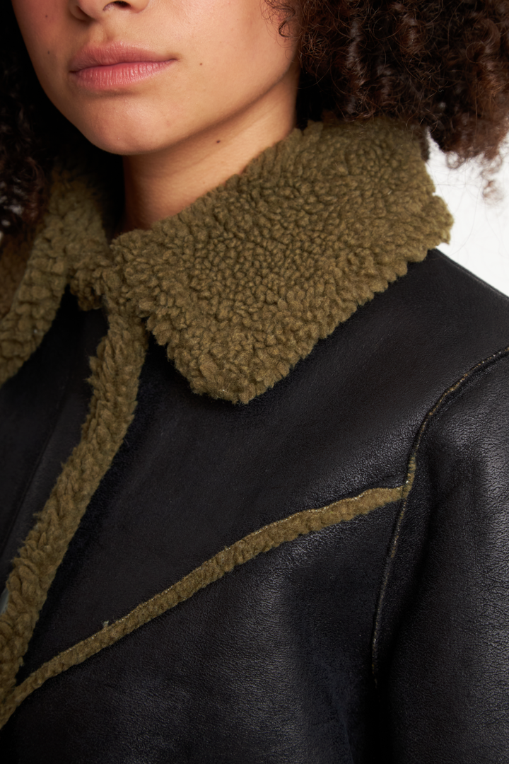 Chaqueta Nivara Reciclada Negro Mujer