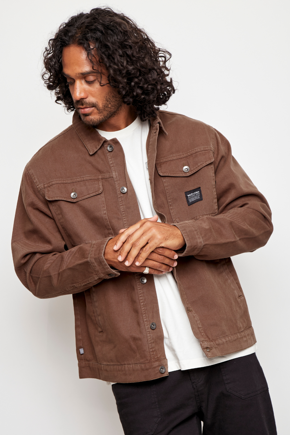 Chaqueta Petro Orgánica Café Hombre