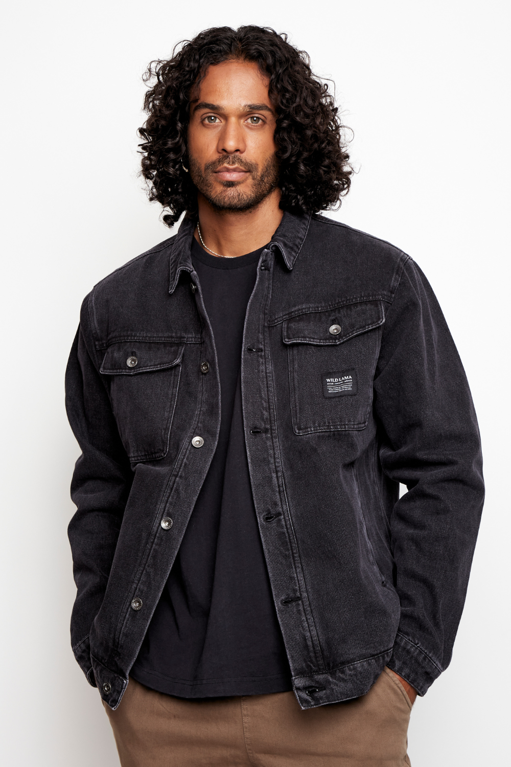 Chaqueta Petro Orgánica Negro Hombre