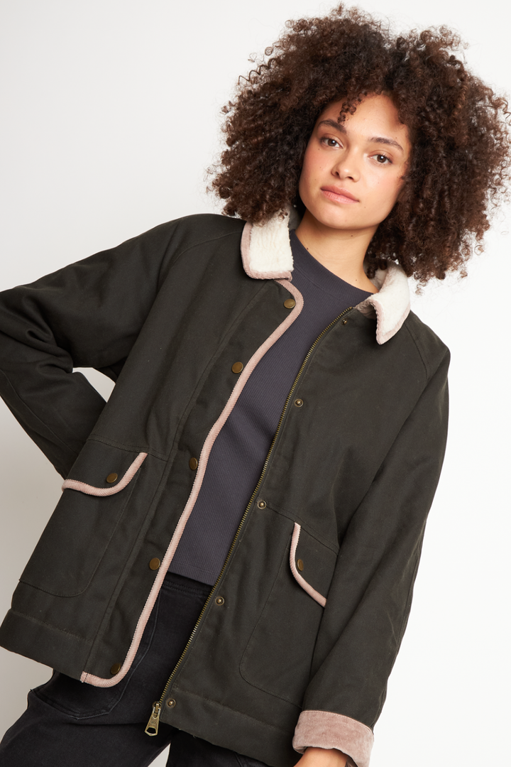 Chaqueta Reda Orgánica Verde Mujer