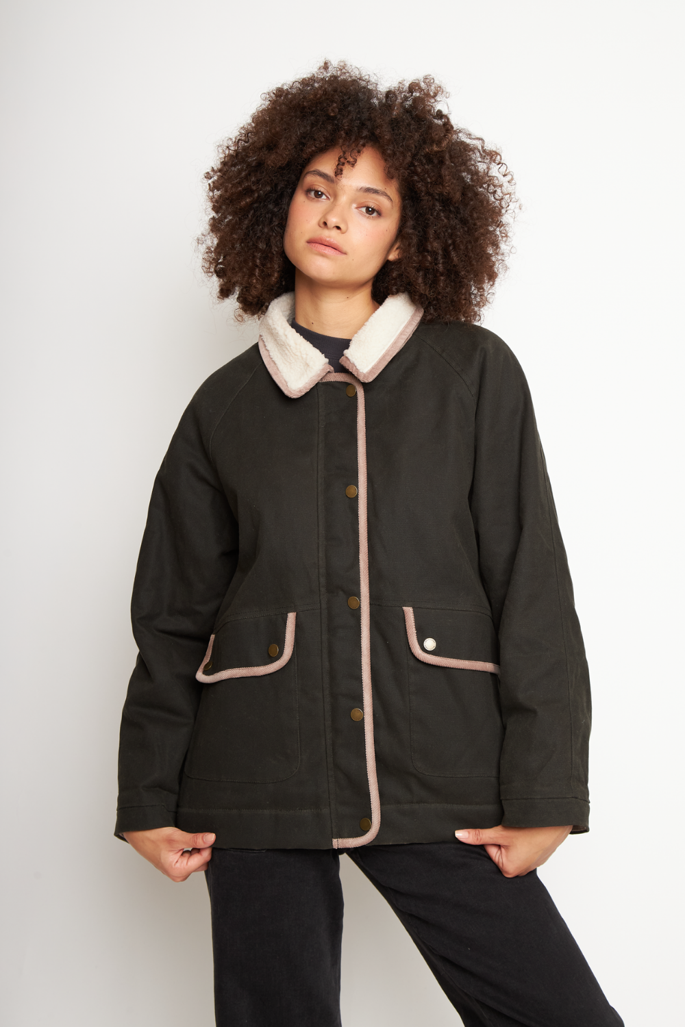 Chaqueta Reda Orgánica Verde Mujer