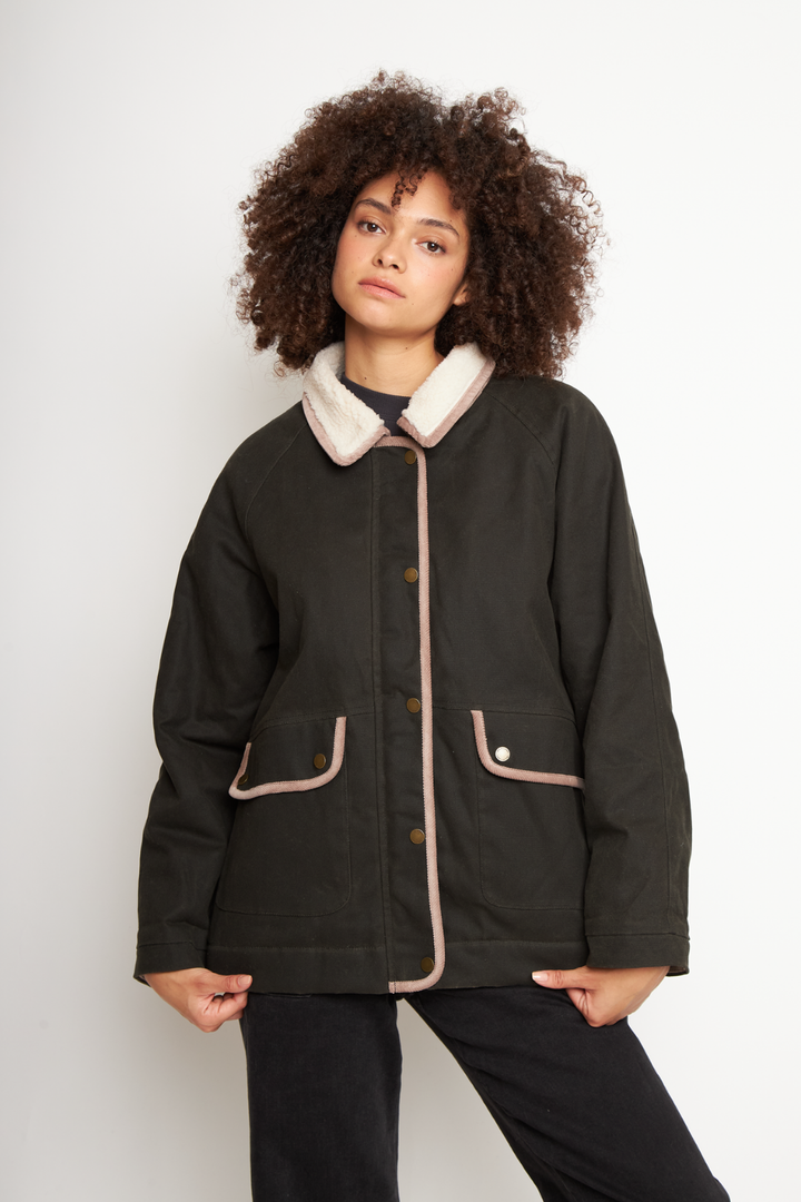 Chaqueta Reda Orgánica Verde Mujer