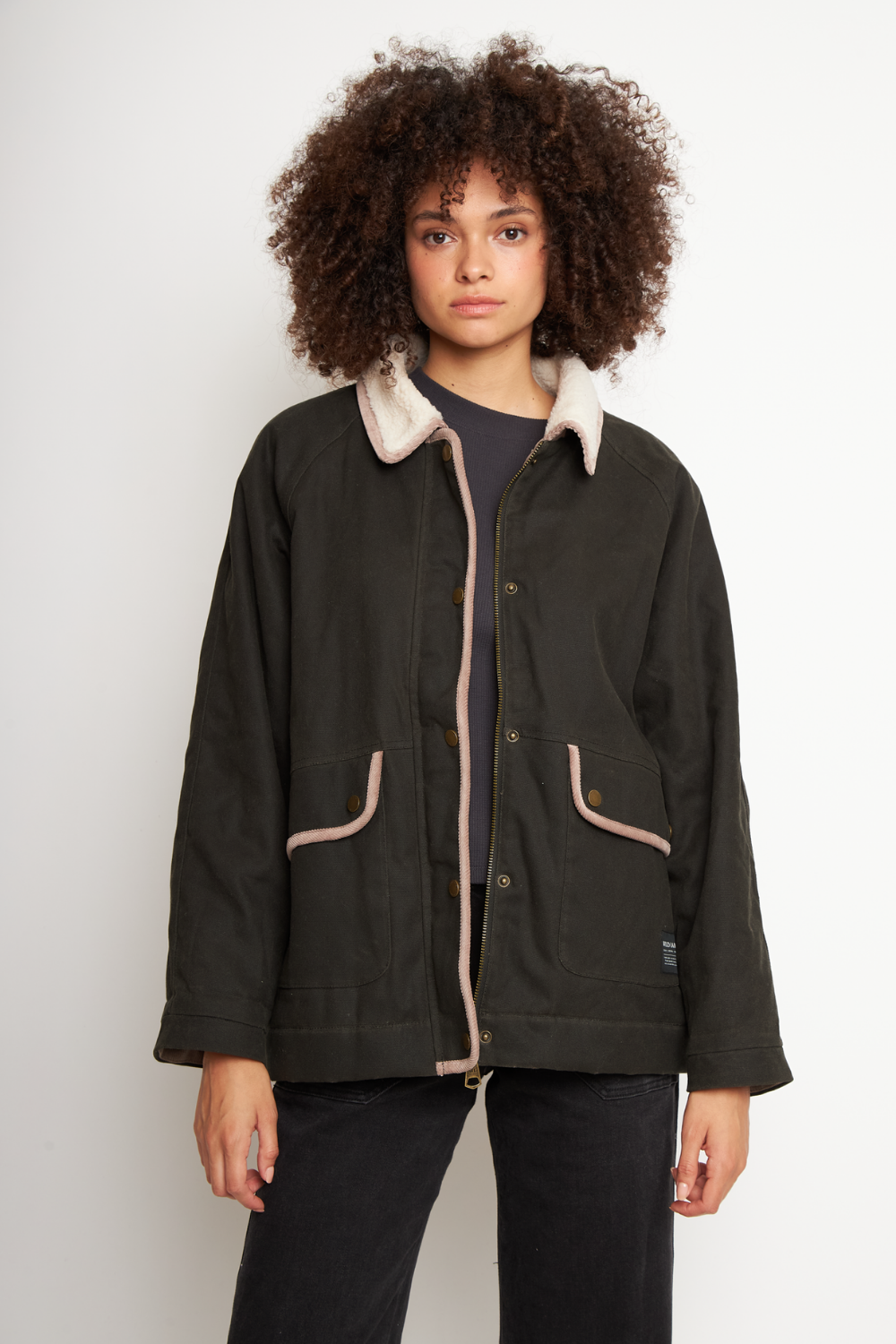 Chaqueta Reda Orgánica Verde Mujer