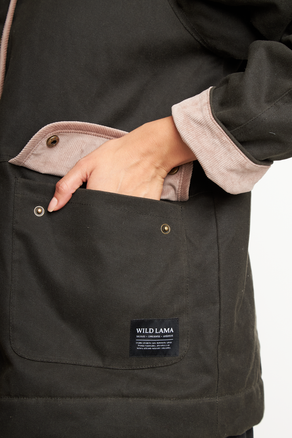 Chaqueta Reda Orgánica Verde Mujer