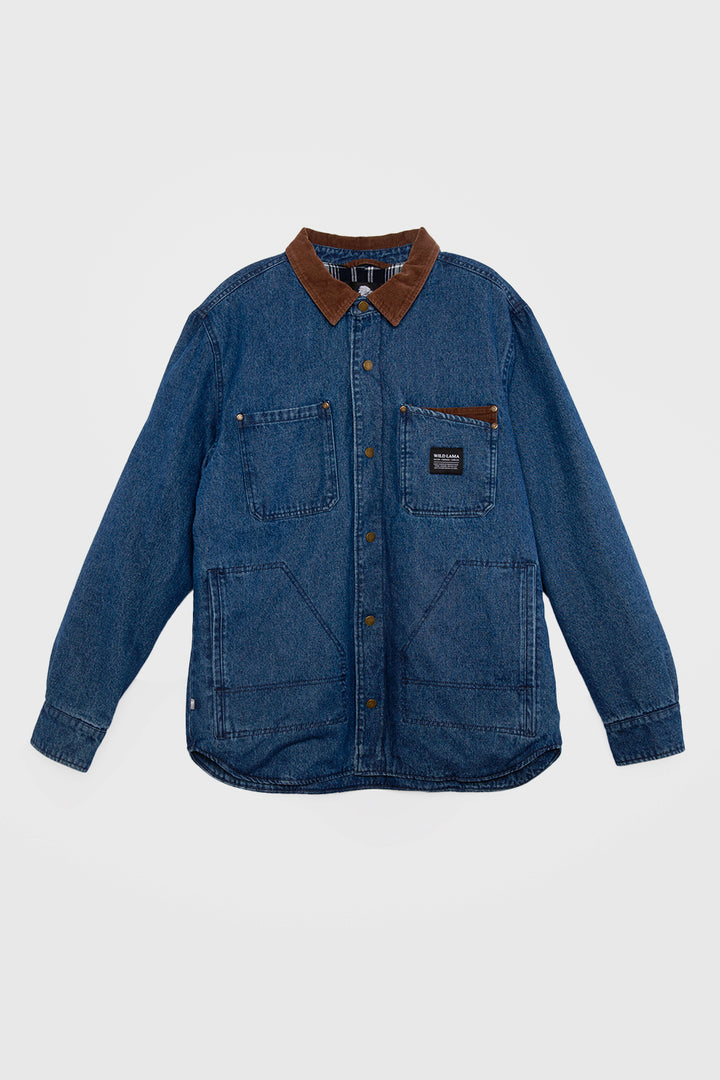 Chaqueta Roble Orgánica Denim Hombre