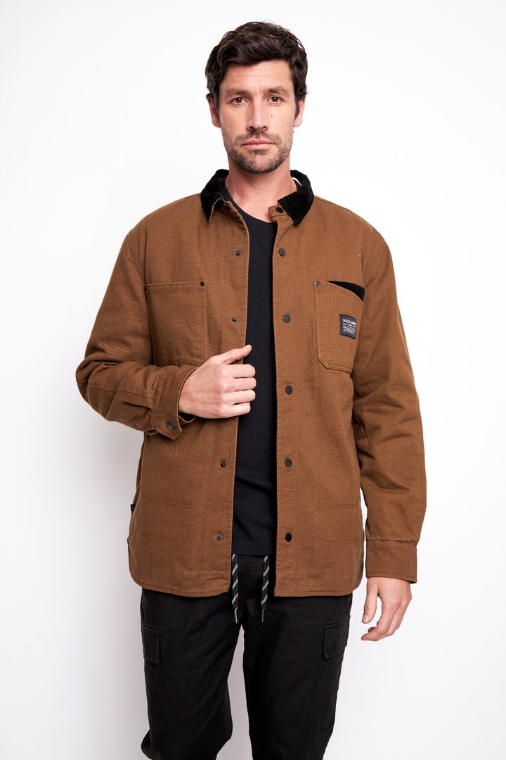 Chaqueta Roble Orgánica Café Hombre