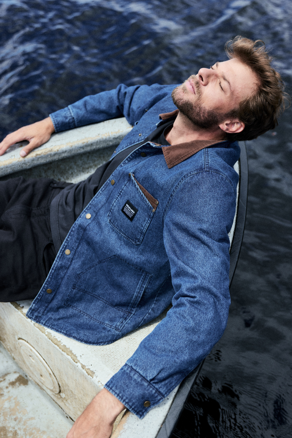 Chaqueta Roble Orgánica Denim Hombre