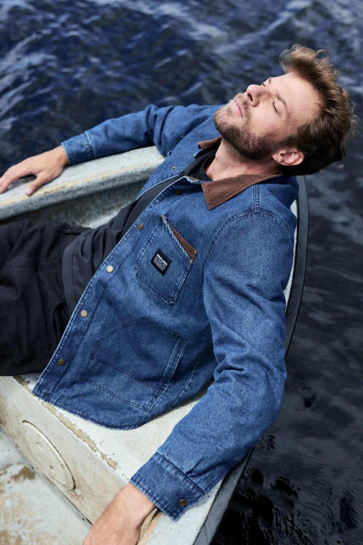 Chaqueta Roble Orgánica Denim Hombre