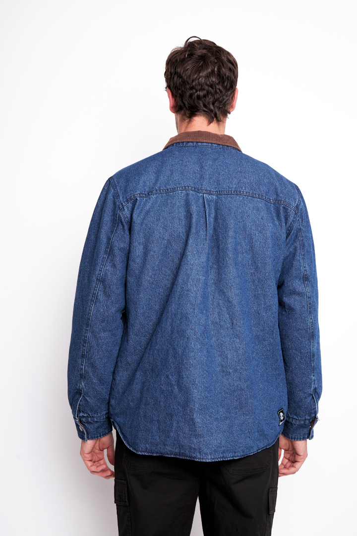 Chaqueta Roble Orgánica Denim Hombre