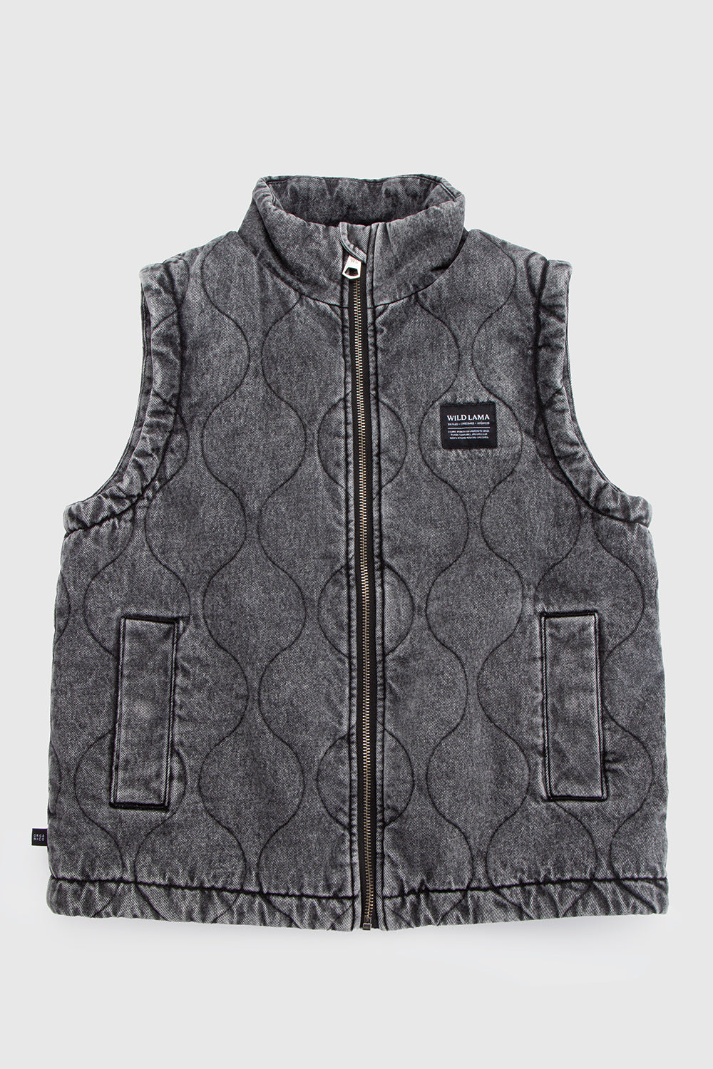 Chaqueta Roma Orgánica Denim Negra Mujer