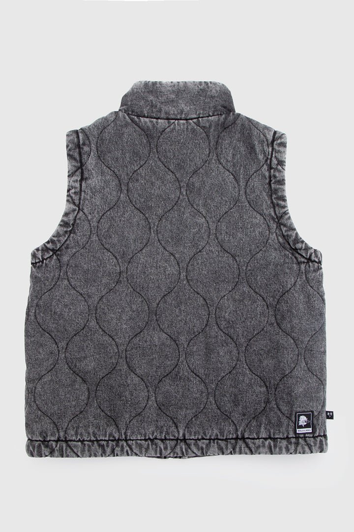 Chaqueta Roma Orgánica Denim Negra Mujer