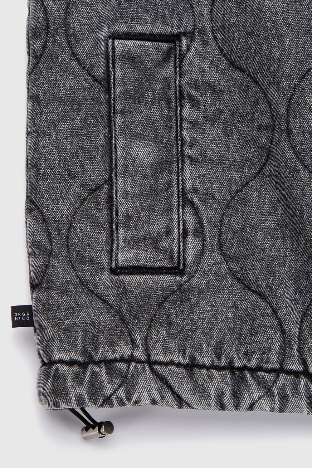 Chaqueta Roma Orgánica Denim Negra Mujer