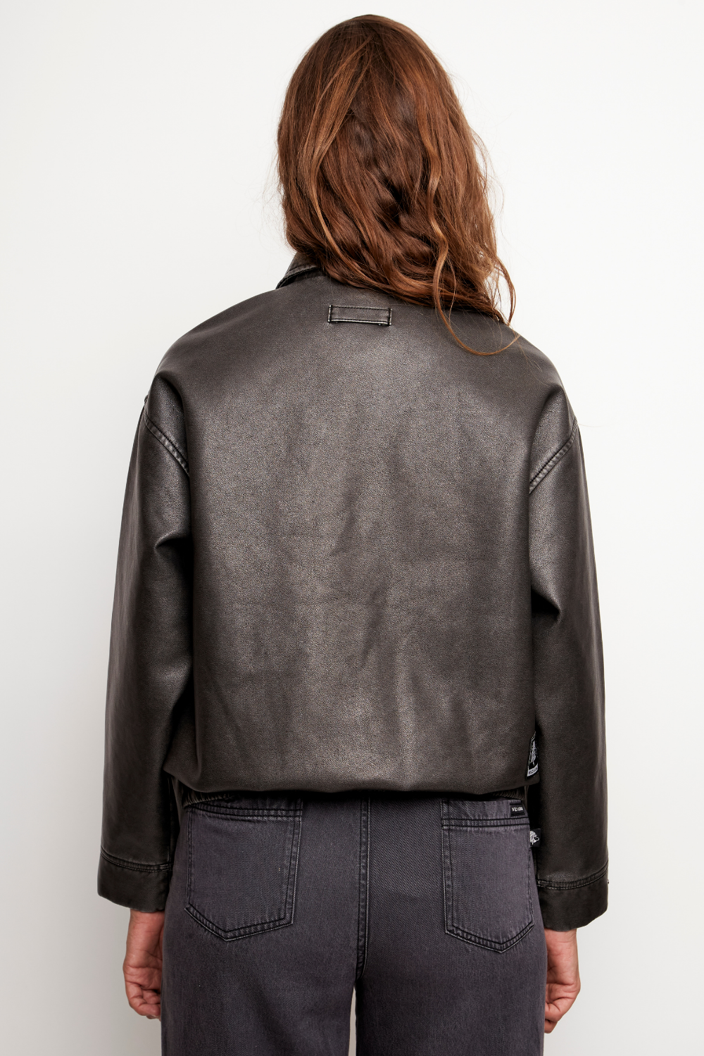 Chaqueta Saya Reciclada Negra Mujer