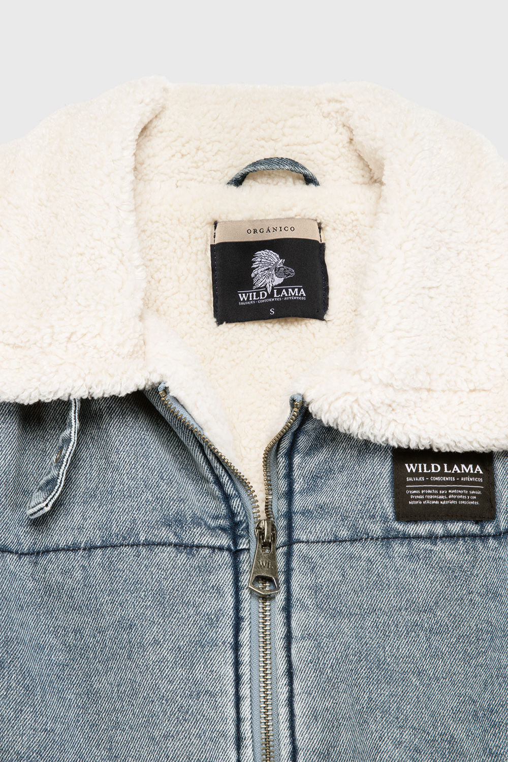 Chaqueta Sur Puffa Orgánica Denim Mujer