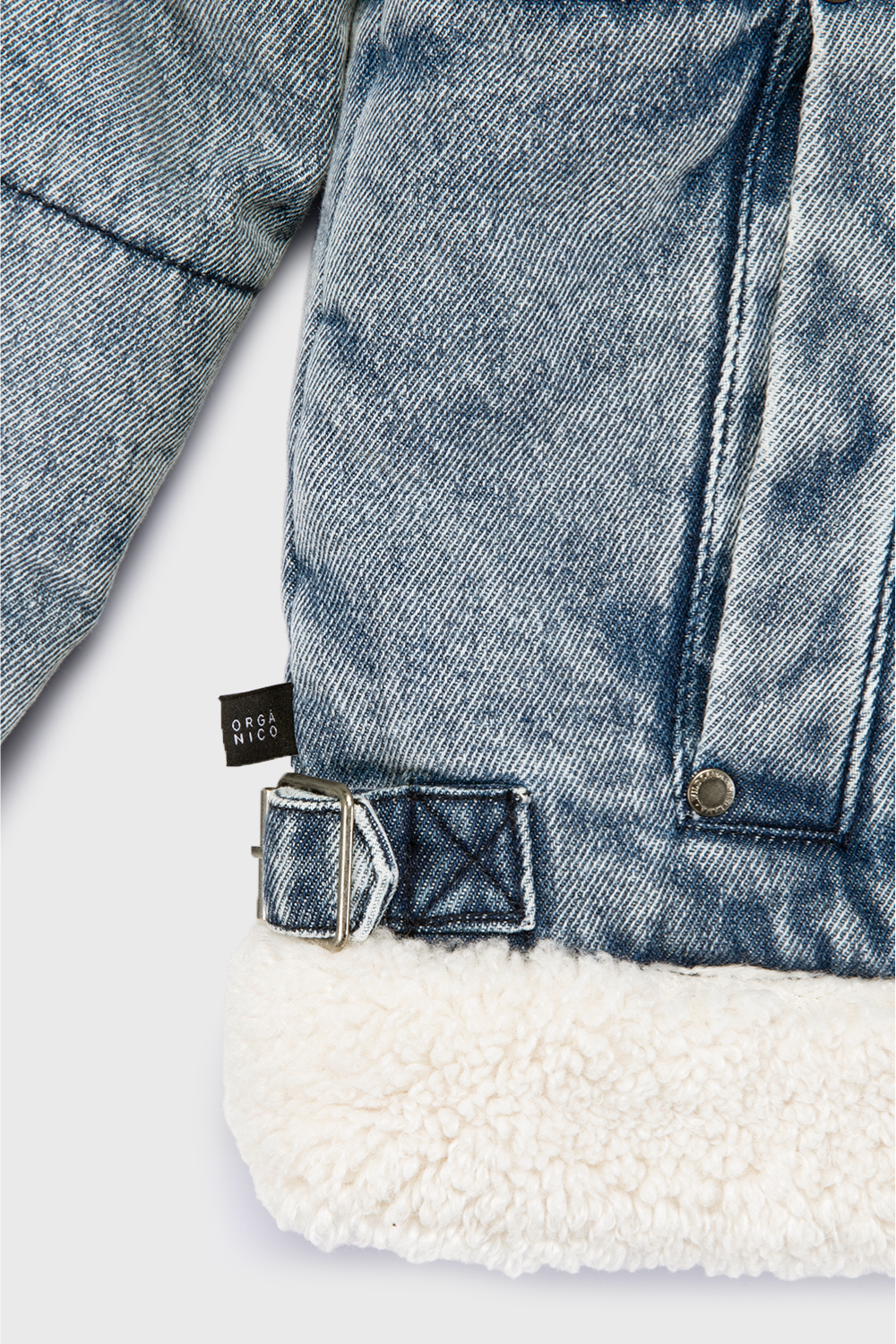 Chaqueta Sur Puffa Orgánica Denim Mujer