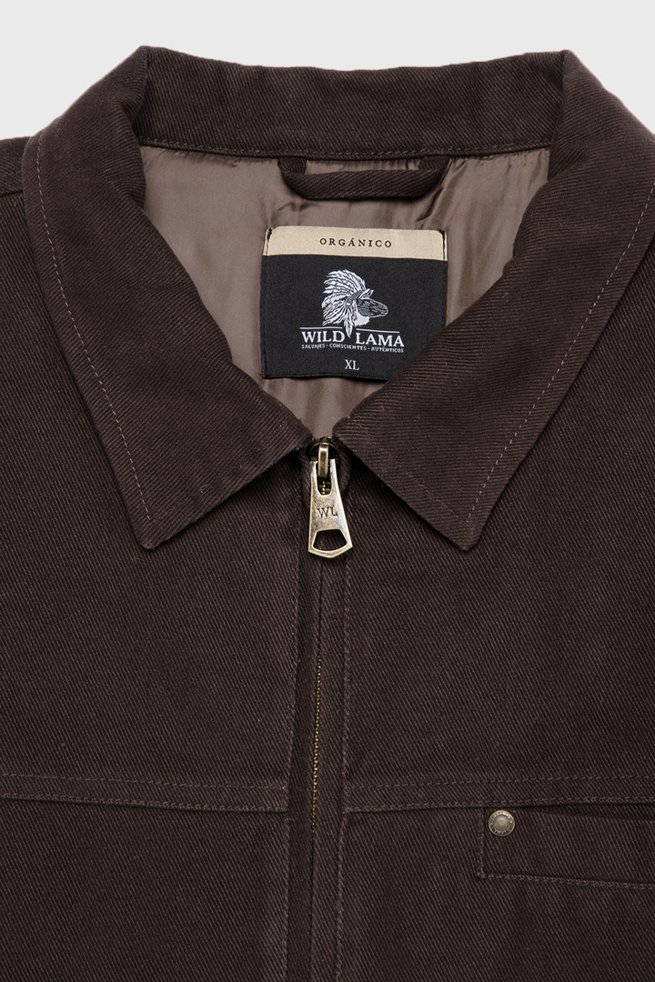 Chaqueta Sven Orgánica Café Hombre