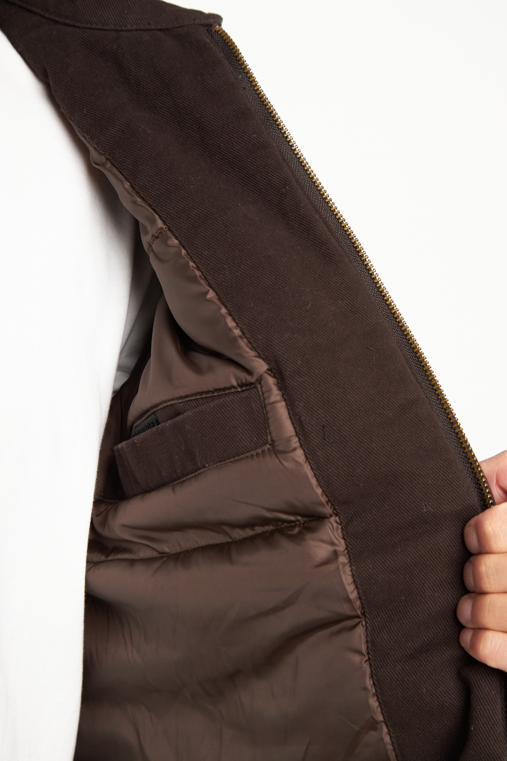 Chaqueta Sven Orgánica Café Hombre