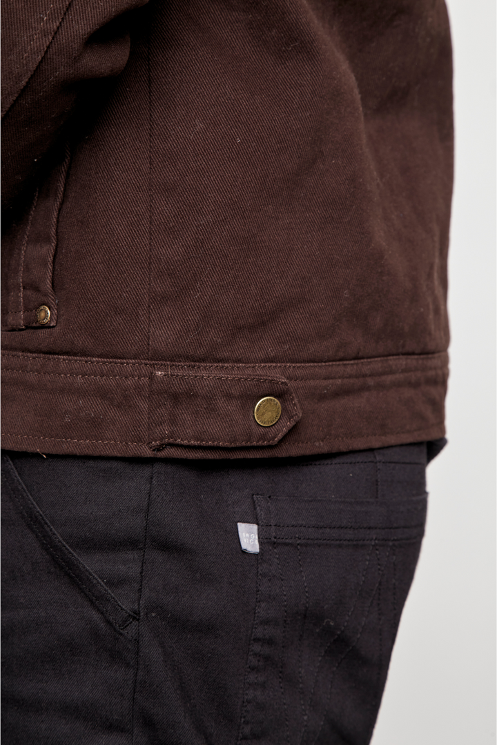 Chaqueta Sven Orgánica Café Hombre