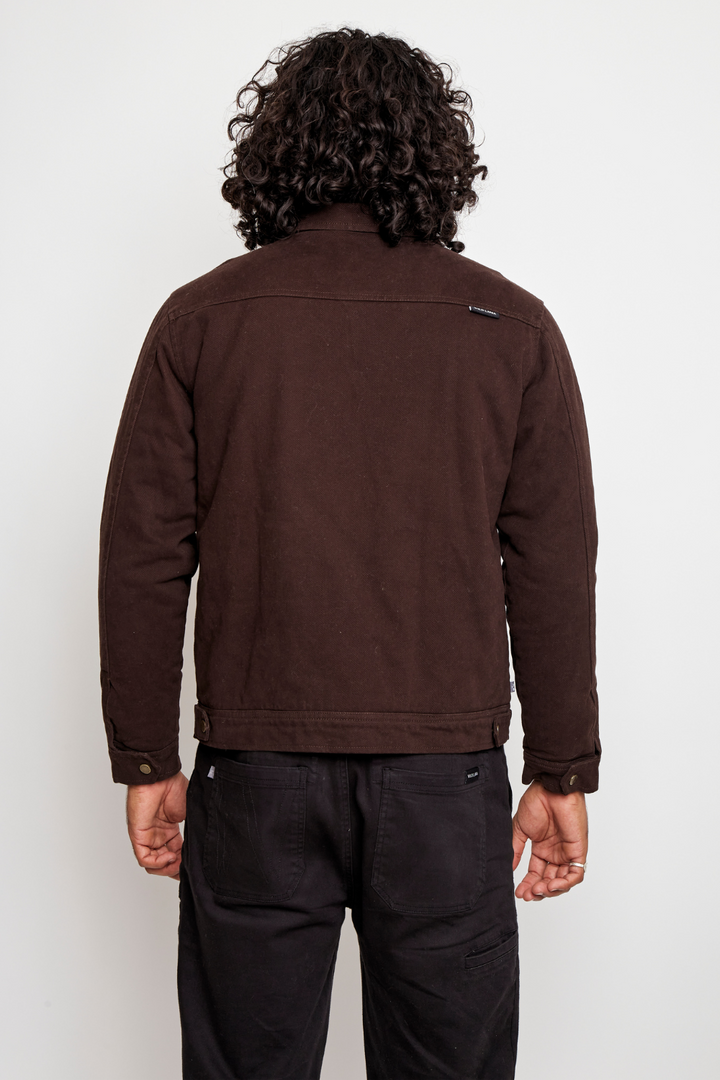 Chaqueta Sven Orgánica Café Hombre