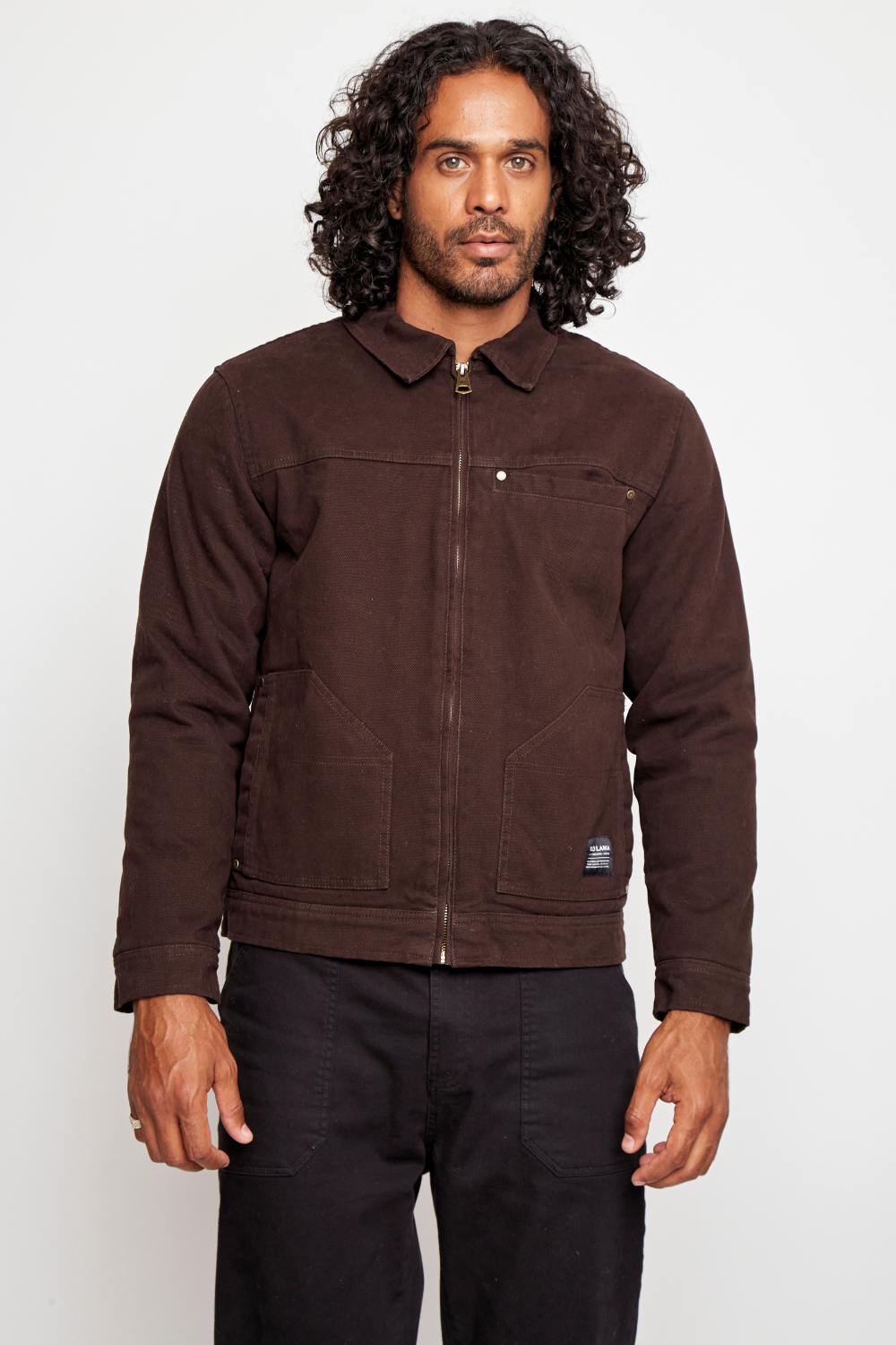Chaqueta Sven Orgánica Café Hombre