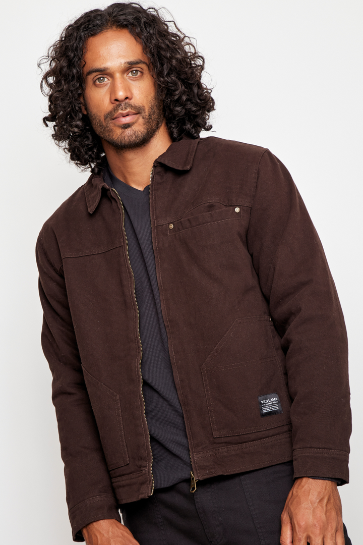 Chaqueta Sven Orgánica Café Hombre