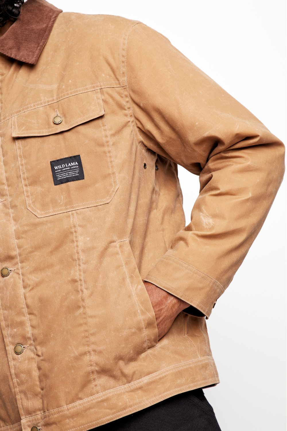 Chaqueta Wax Tak Reciclada Camel Hombre
