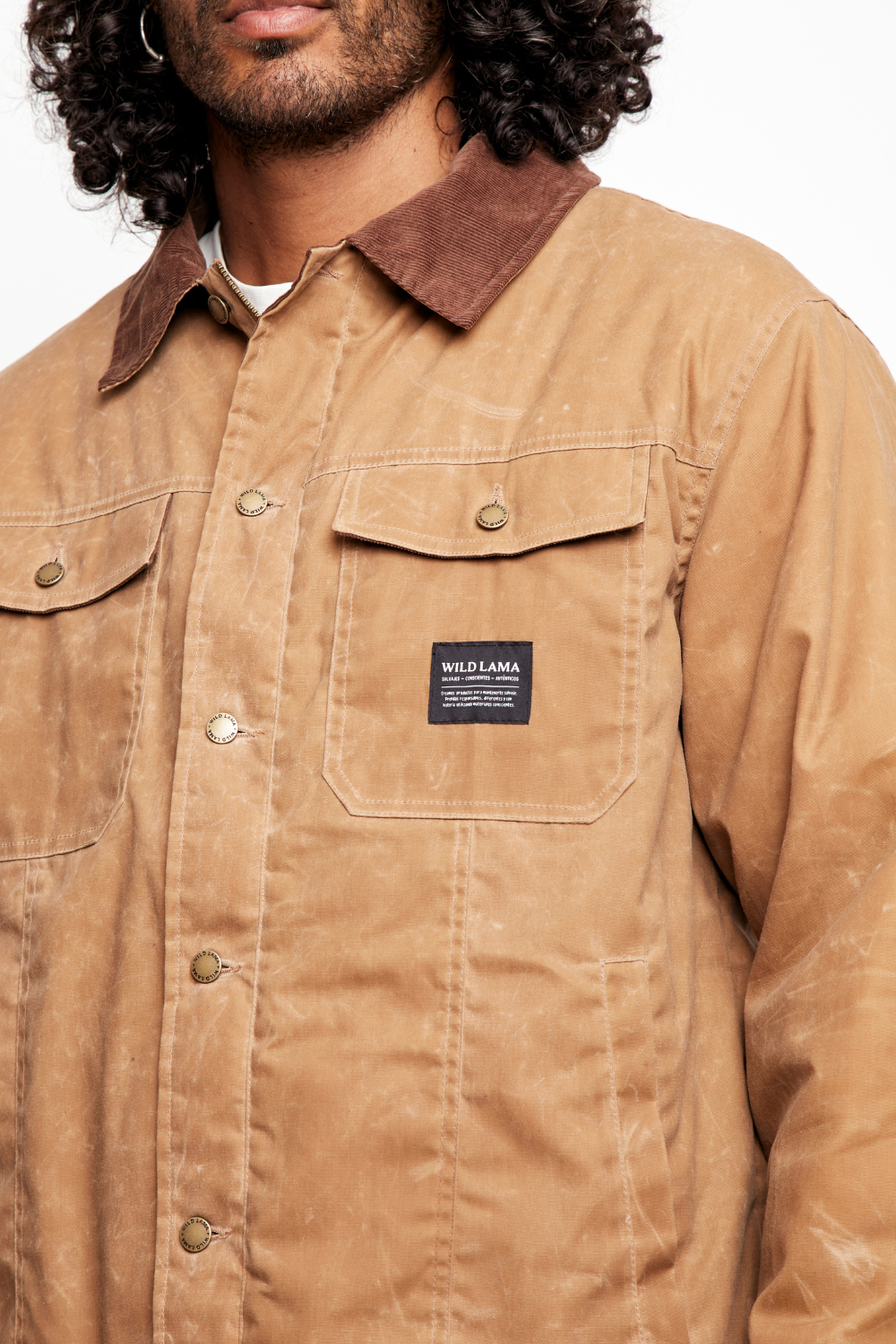 Chaqueta Wax Tak Reciclada Camel Hombre