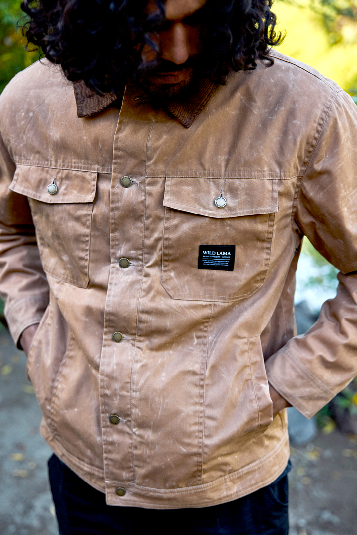 Chaqueta Wax Tak Reciclada Camel Hombre