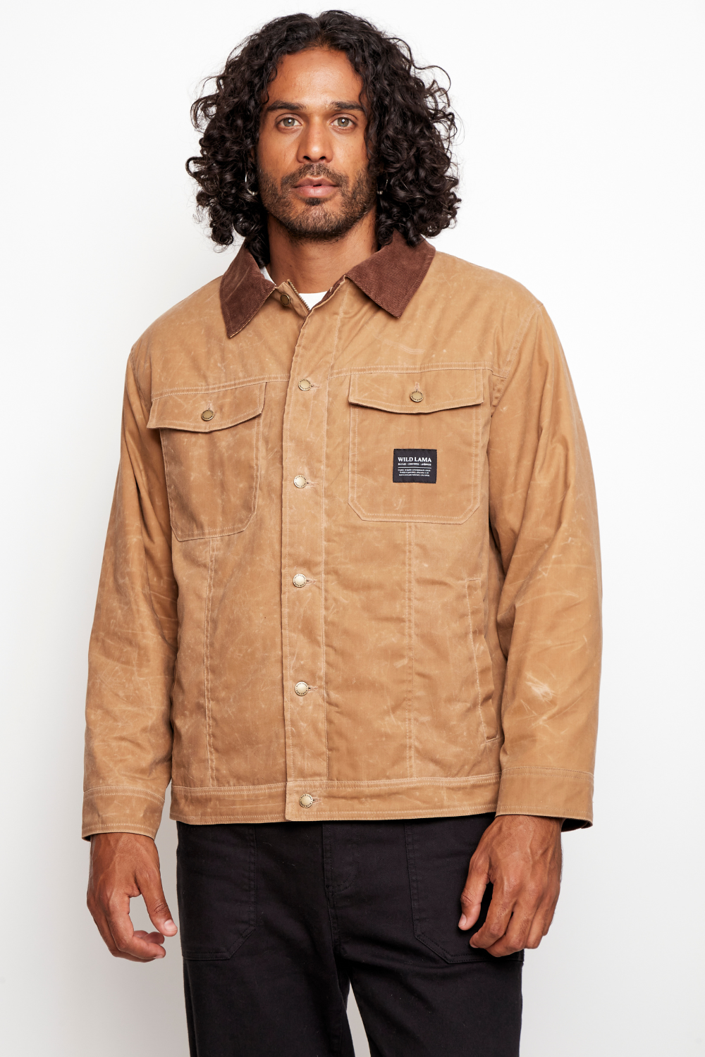 Chaqueta Wax Tak Reciclada Camel Hombre