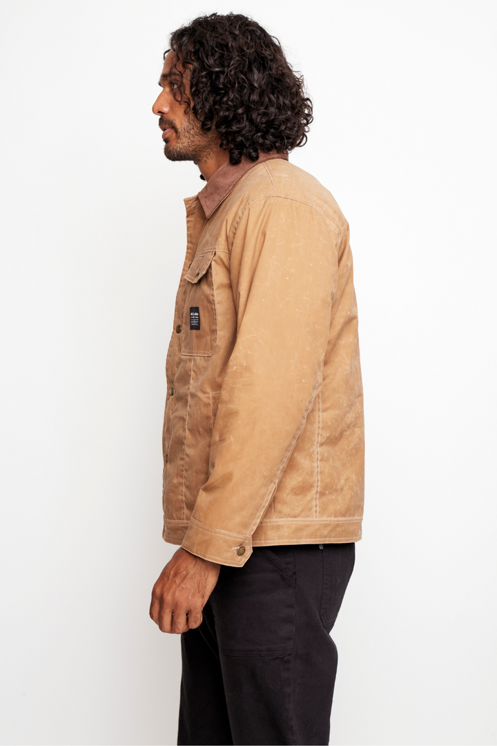 Chaqueta Wax Tak Reciclada Camel Hombre