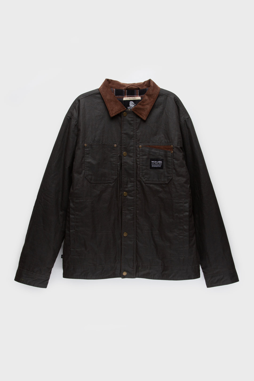 Chaqueta Tako Wax Orgánica Verde Hombre