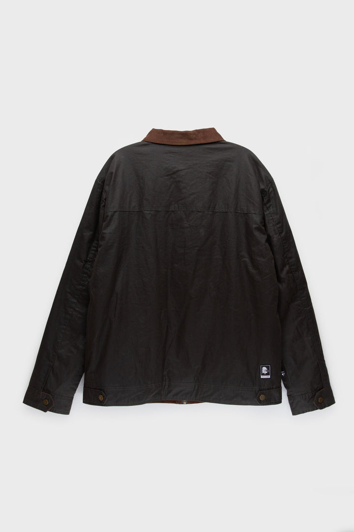 Chaqueta Tako Wax Orgánica Verde Hombre