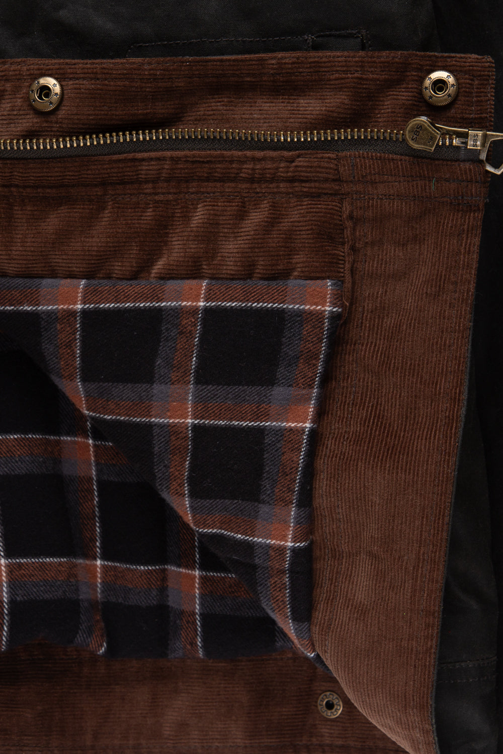 Chaqueta Tako Wax Orgánica Verde Hombre