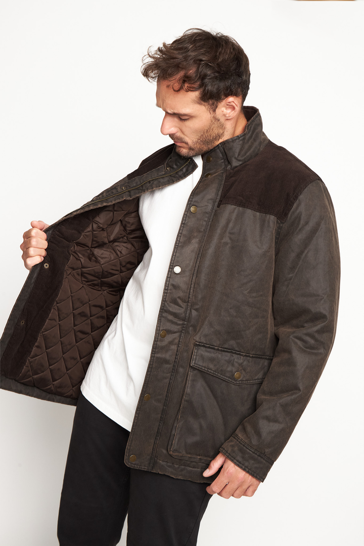 Chaqueta Thomas Orgánica Café Hombre