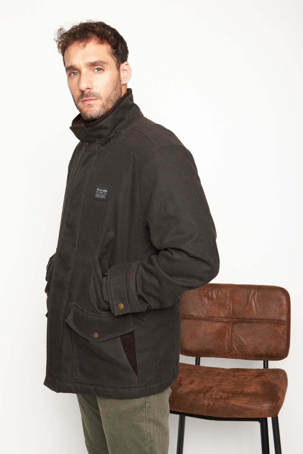 Chaqueta Tova Orgánica Verde Hombre