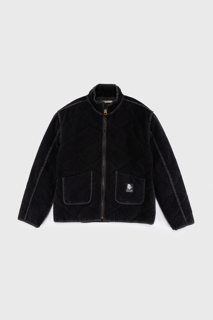 Chaqueta Vespa Corduroy Orgánica Negra Mujer