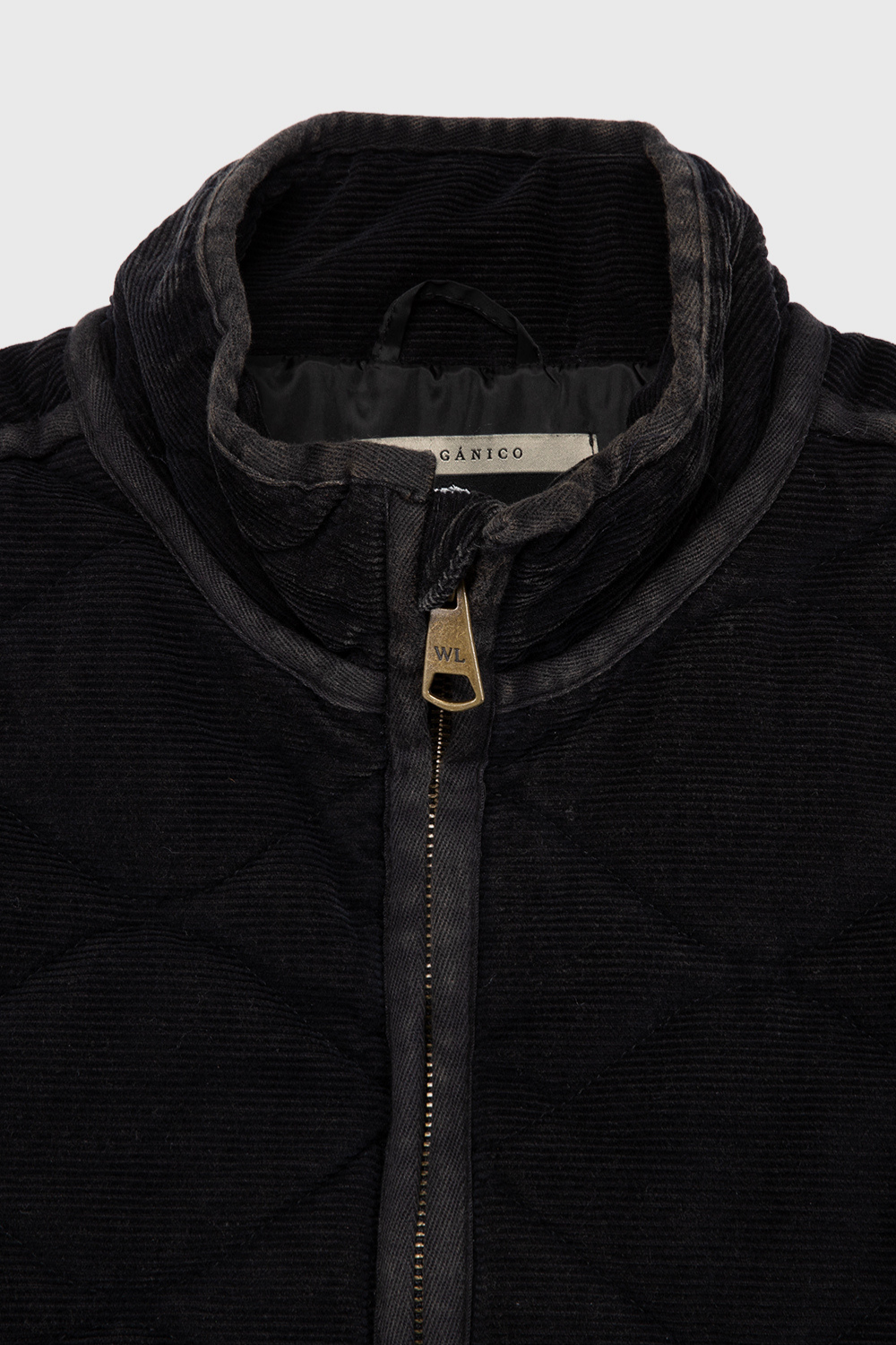 Chaqueta Vespa Corduroy Orgánica Negra Mujer