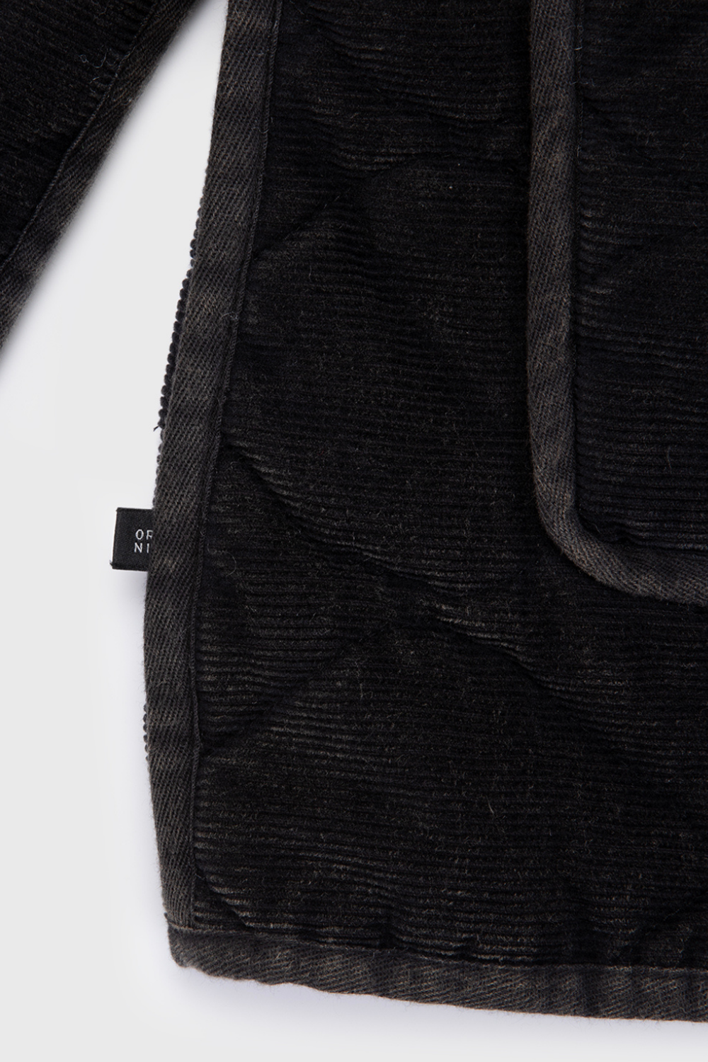 Chaqueta Vespa Corduroy Orgánica Negra Mujer