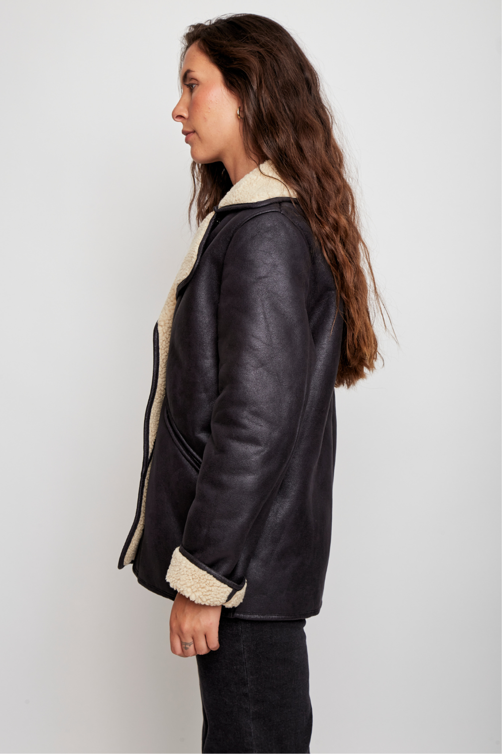 Chaqueta Vigueira Reciclada Negra Mujer
