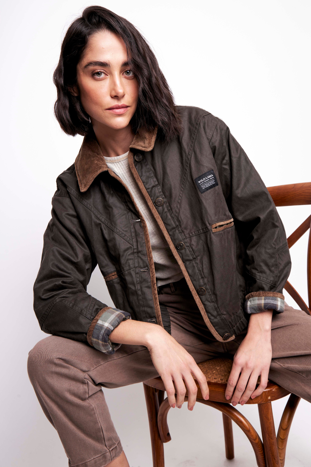 Chaqueta Vuora Orgánica Verde Mujer