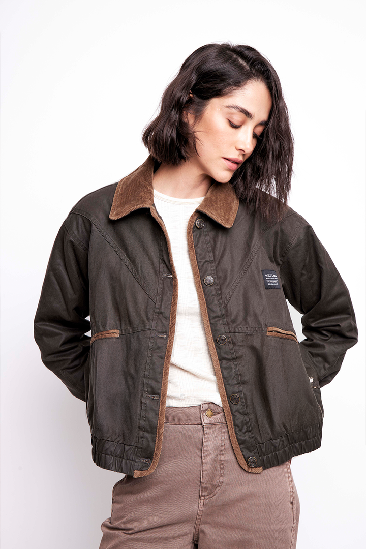 Chaqueta Vuora Orgánica Verde Mujer