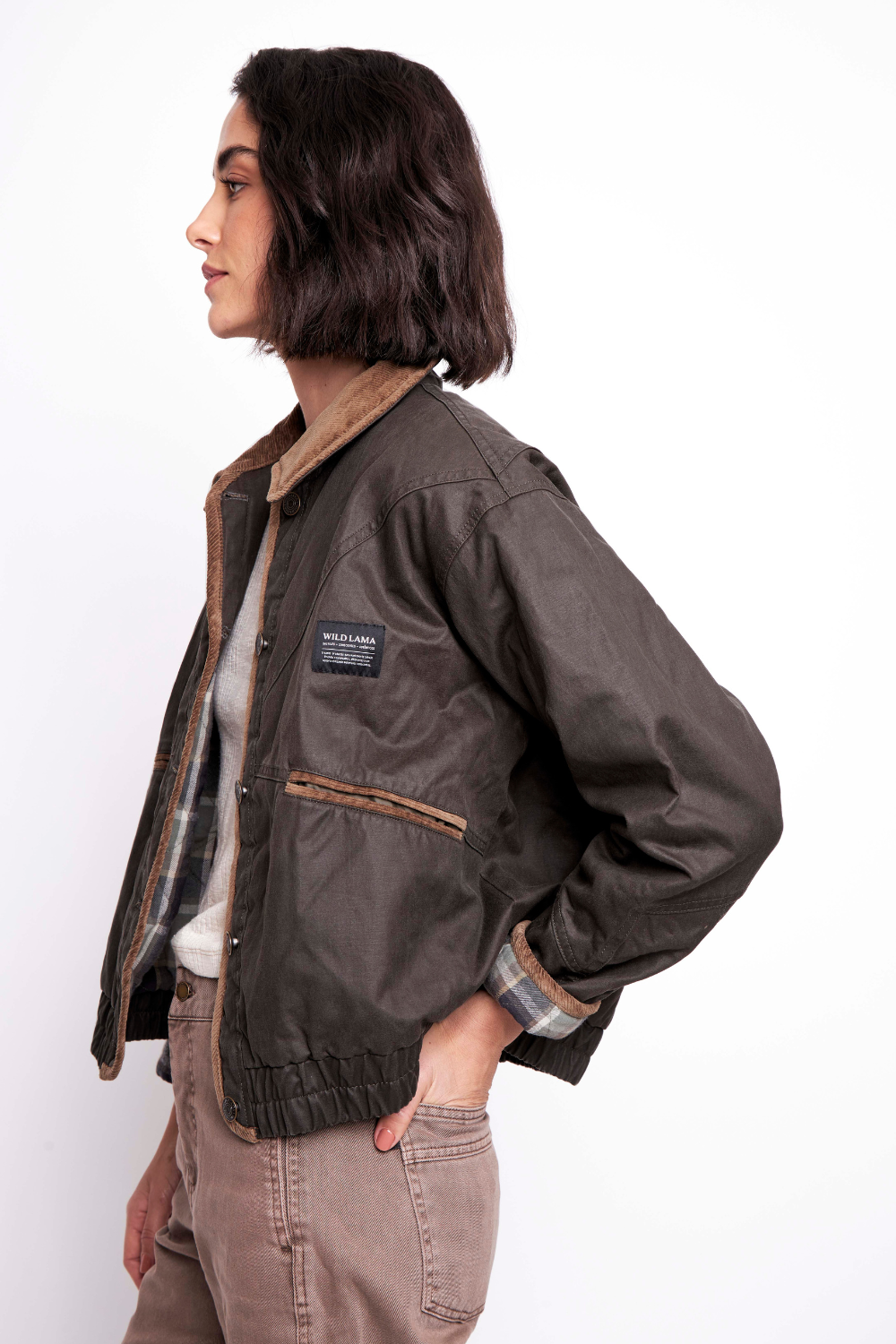 Chaqueta Vuora Orgánica Verde Mujer