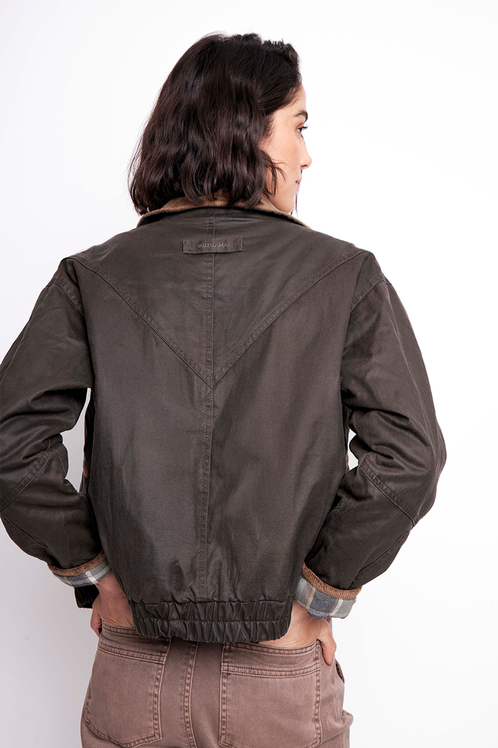 Chaqueta Vuora Orgánica Verde Mujer