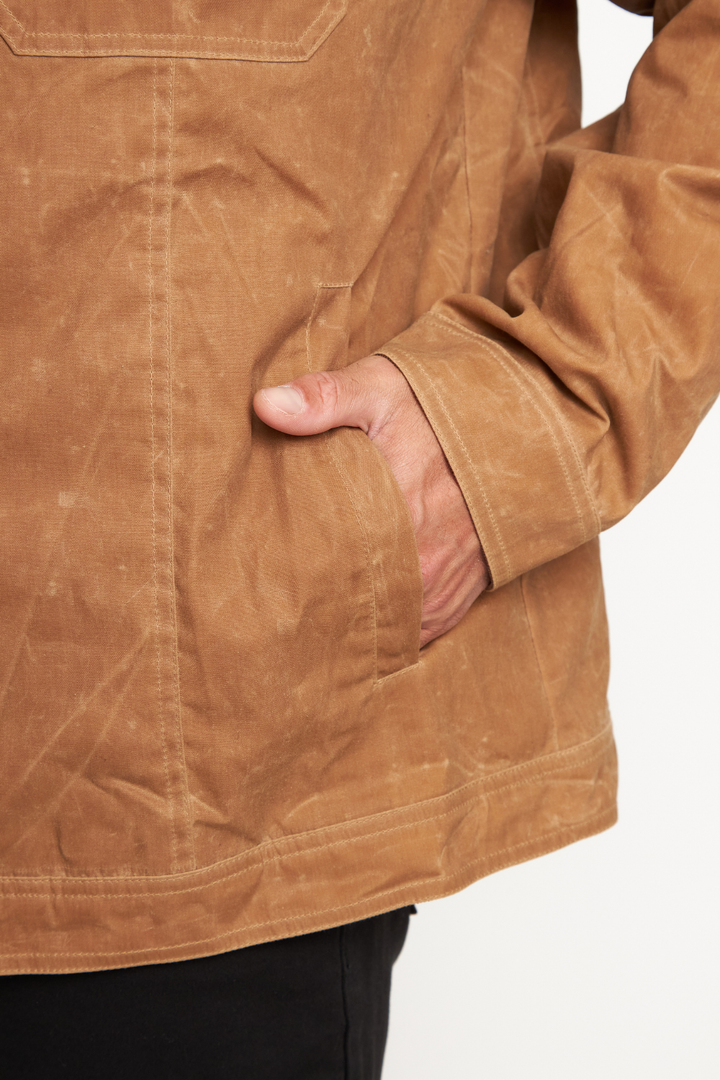 Chaqueta Wax Tak Reciclada Camel Hombre