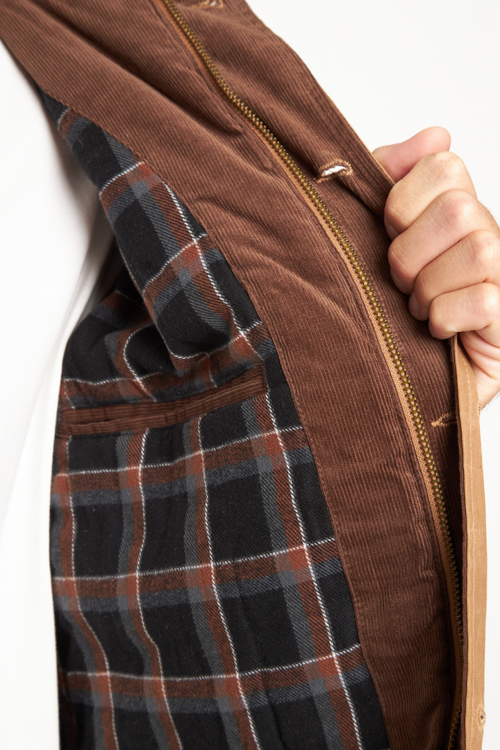 Chaqueta Wax Tak Reciclada Camel Hombre