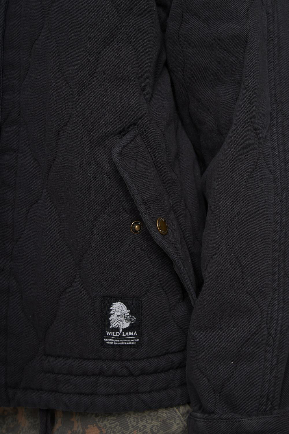 Chaqueta Zepa Orgánica Negra Mujer
