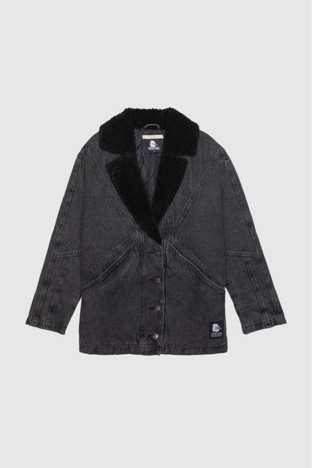 Chaqueta Carlota Orgánica Negra Mujer