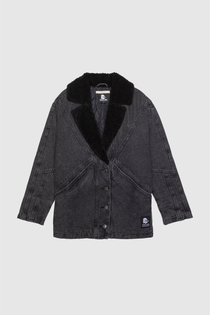 Chaqueta Carlota Orgánica Negra Mujer