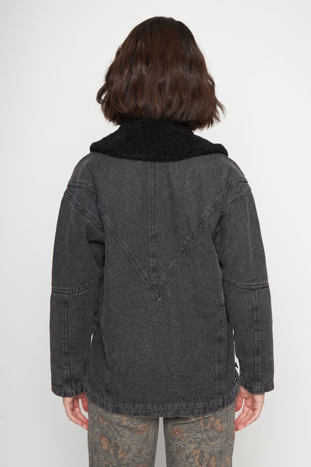 Chaqueta Carlota Orgánica Negra Mujer